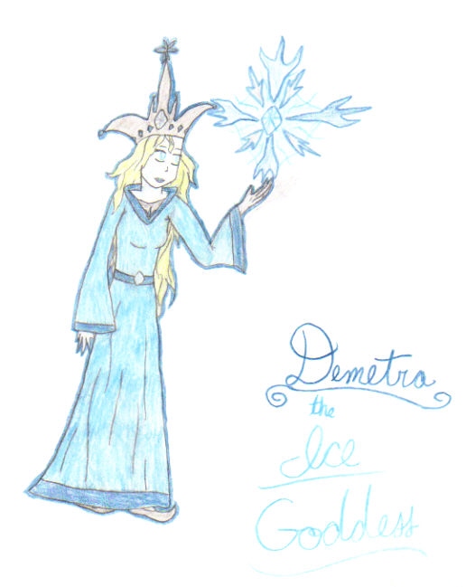 Demetra the Ice Goddess by potterfan