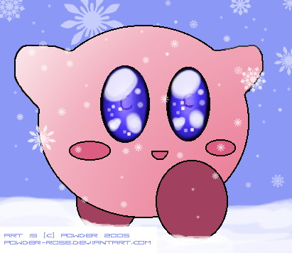 Winter Kirby by powder_rose