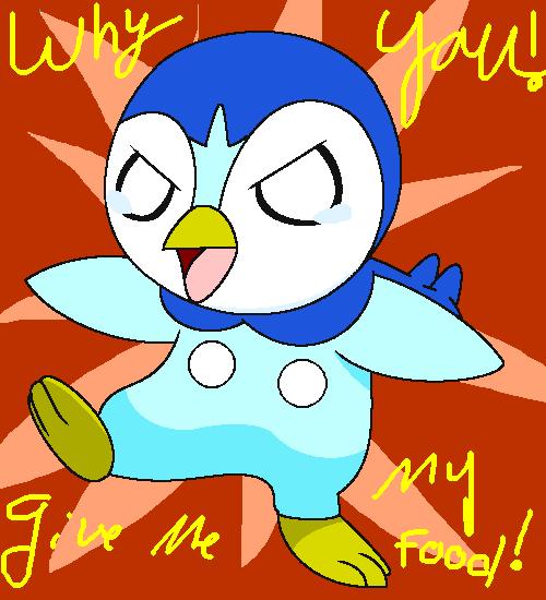 Piplup mad by princessangel83