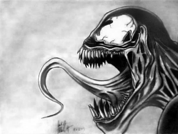 Venom Sketch by psych00z