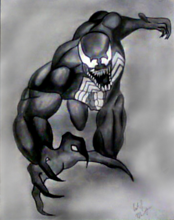 Another Venom Sketch by psych00z