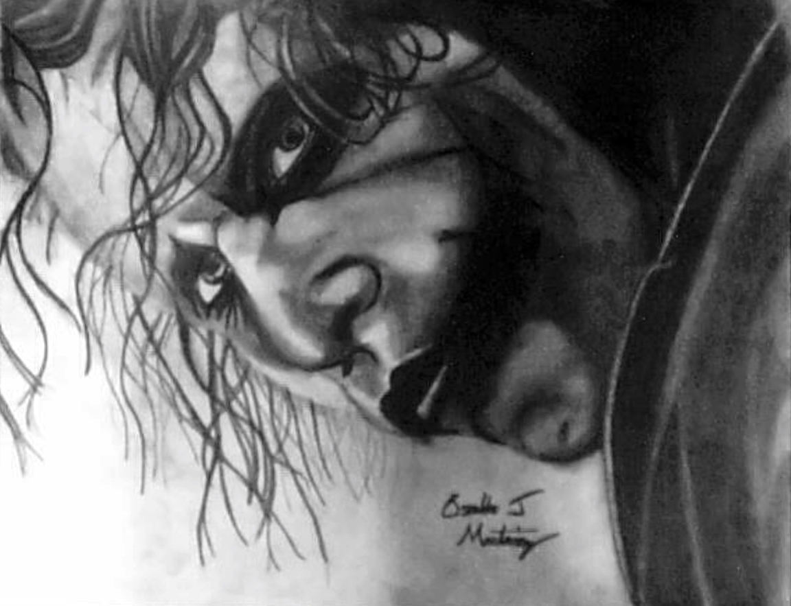Heath Ledger as Joker by psych00z