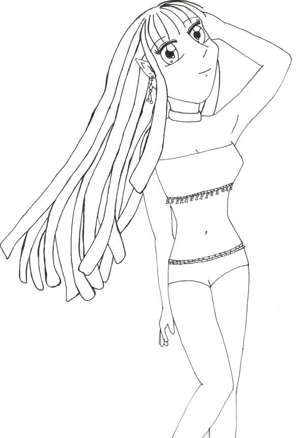Yokotama in a bathing suit by psycho_girl