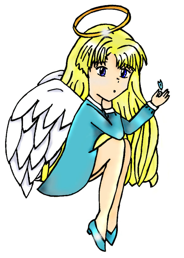 Innocent Angel - colored by psycho_girl