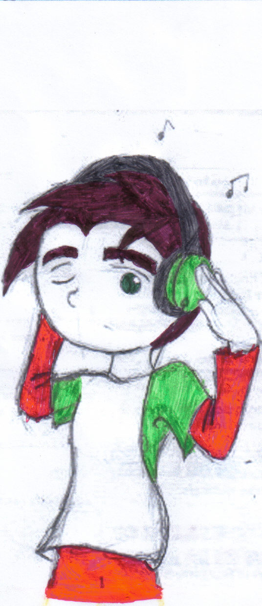 Raimundo Has Funky Headphones!(colored) by puccatutta