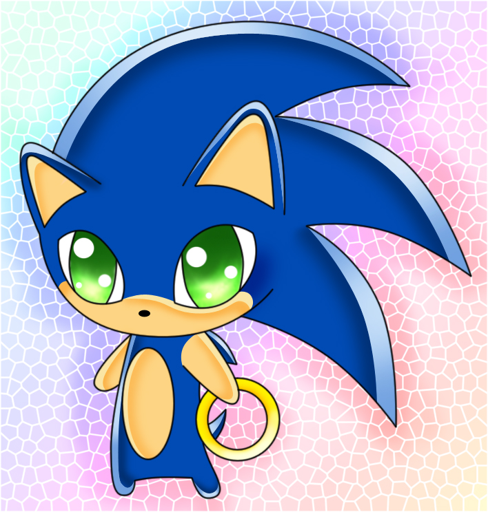 Chibi Sonic by punkaoi
