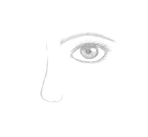 Eye Sketch by punkiemonkie