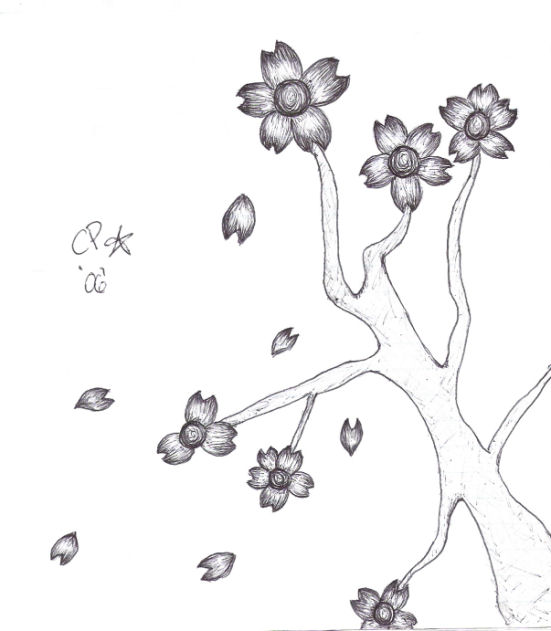 Cherry Blossom Tree by punkiemonkie