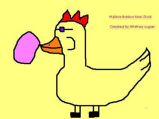Hubba Bubba Duck by punkinpooh101