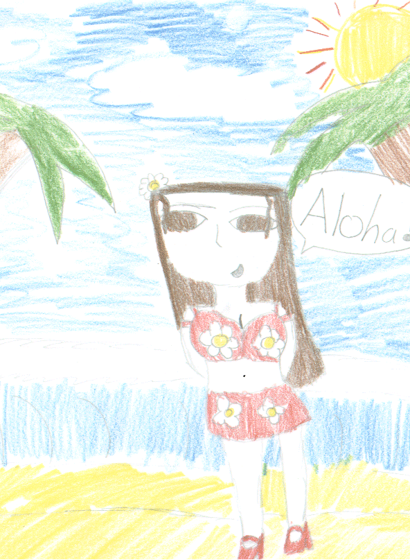 Aloha Jennifer^_^ by punkrocker