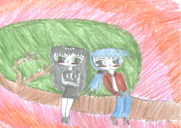 Gomen and Mandy sitting in a tree by punkrocker
