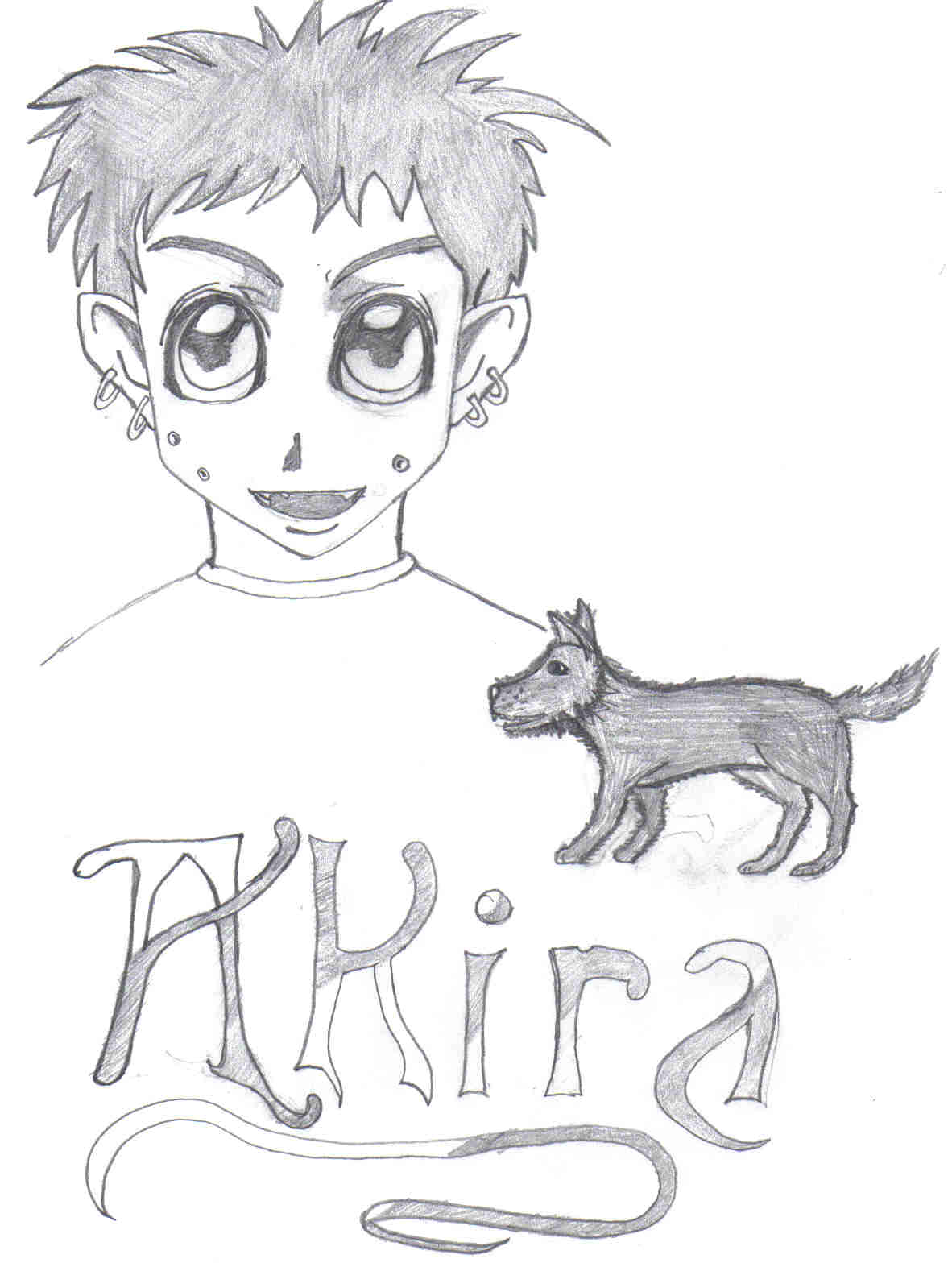 Akira (first atempt) by puppylover