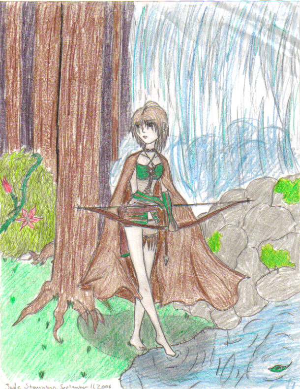 Artimis, goddess of the wood by purplegirl1919