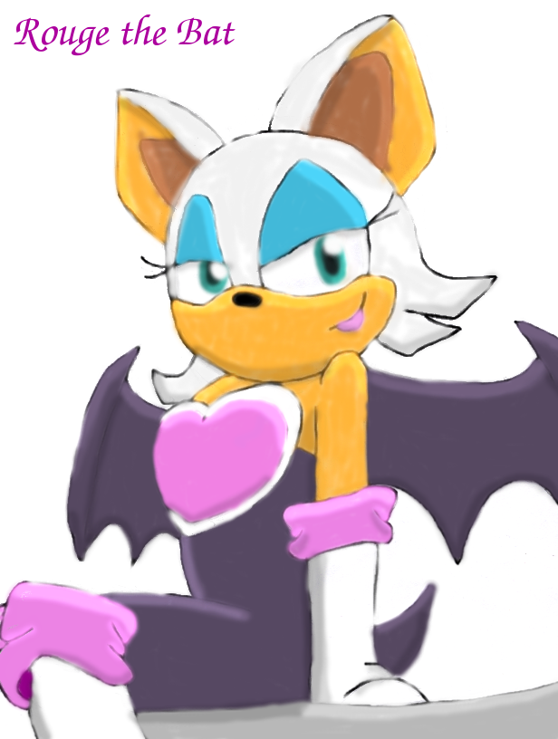 Rouge the Bat for Tsnami90 by purpleponygirl