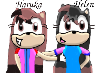Haruka and Helen for Shadow_Girl123 by purpleponygirl