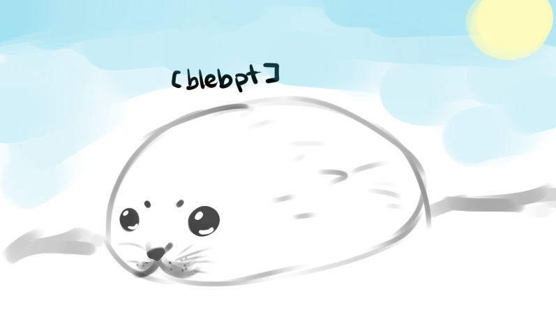 Baby Seal by purplespore11