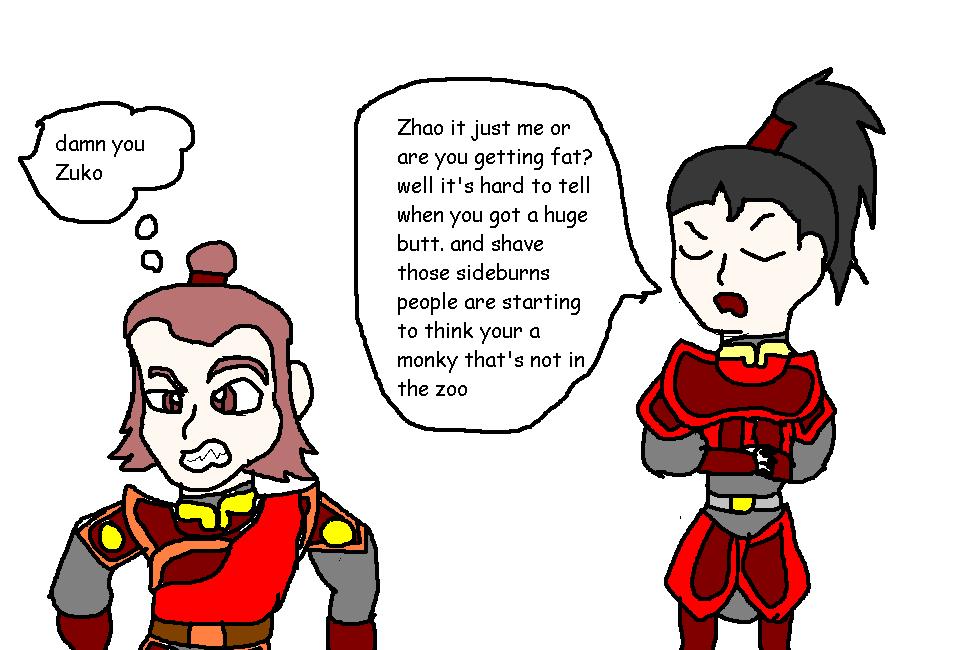 Why Zhao hate's Zuko by purpletwist