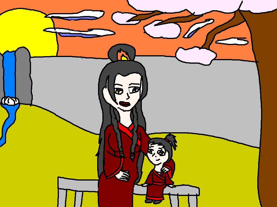 Zuko and his mother by purpletwist