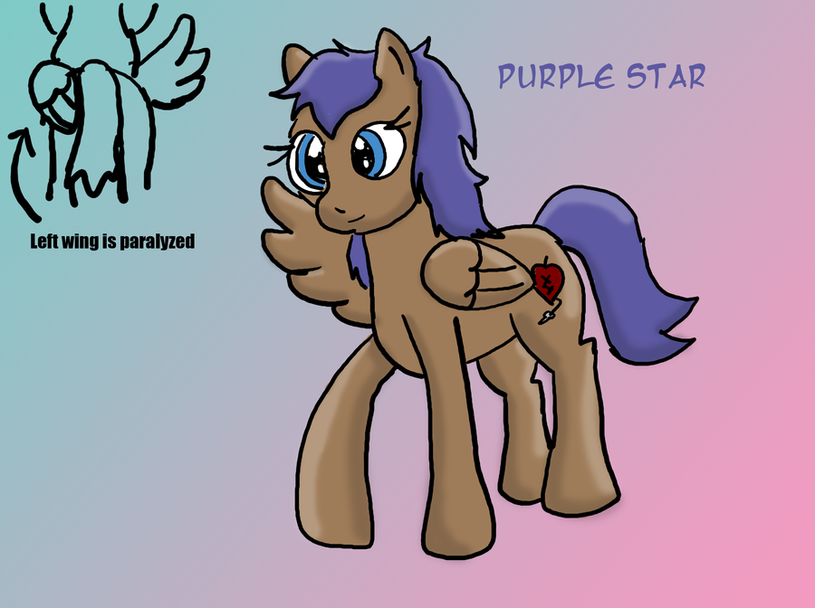 PurpleStar ( My pony Sona) by purpletwist