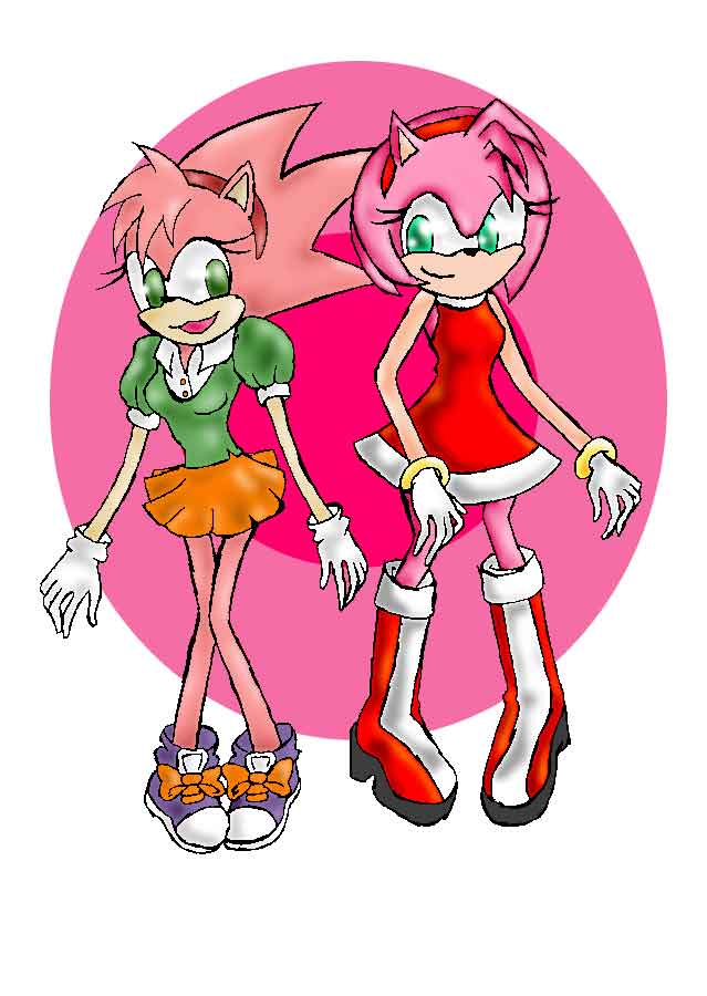 Amy rose - 2 styles by putfile