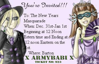 Grand Masquerade Invitation by pyon