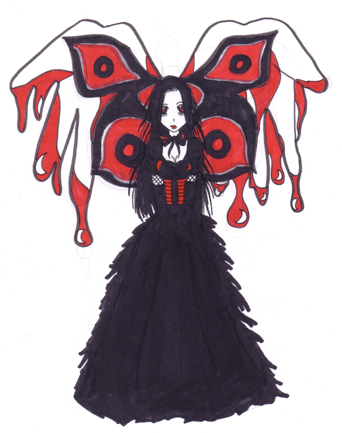 Gothic bleeding hands ^^ by Qing