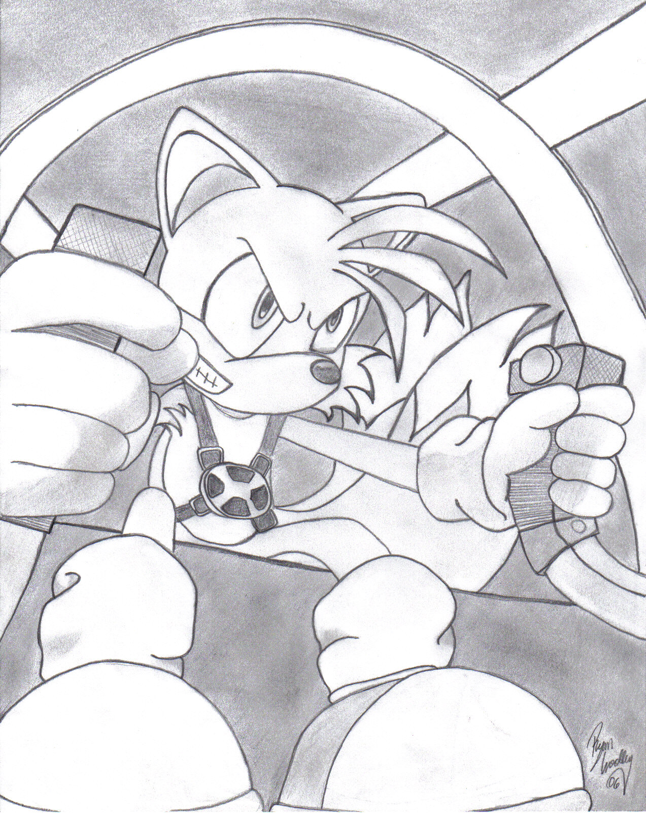 Tails flying the X Tornado by QuanticChaos1000