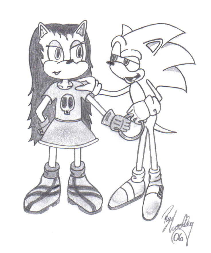 Saka Horonie The Hedgehog (request for Saka Horonie) by QuanticChaos1000