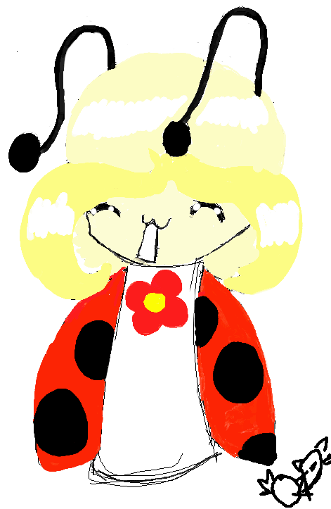 Kawaii LadyBug by QueenPaige