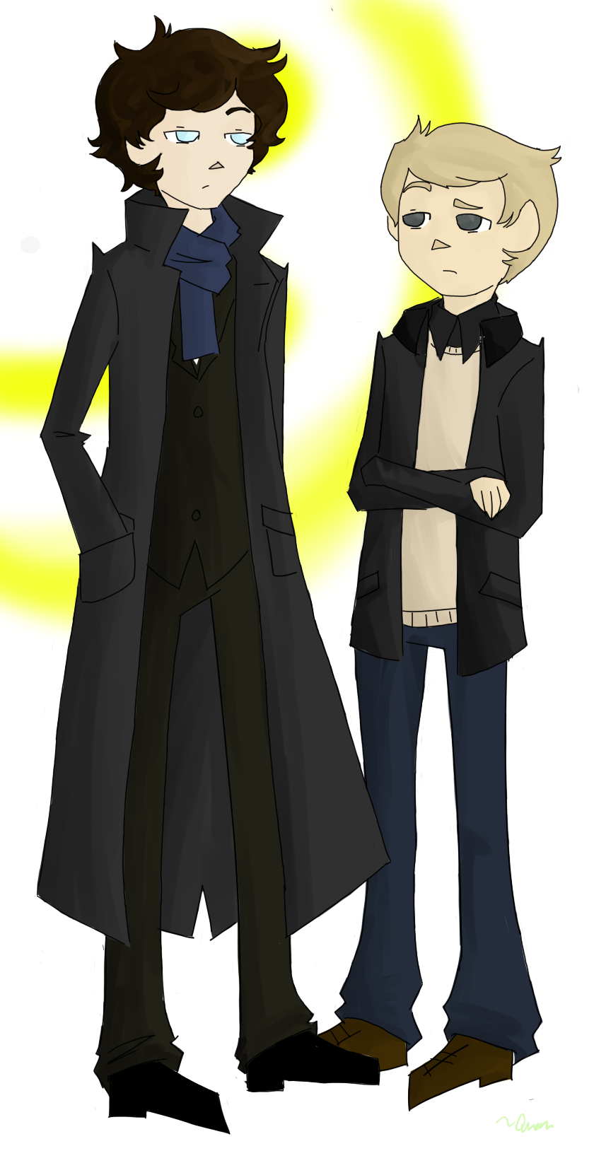 .:Sherlock and John:. by QueenPaige