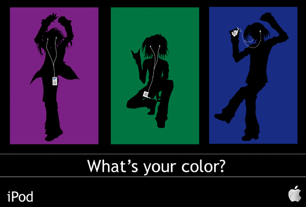 iPod - What's your color? by QueenofHearts