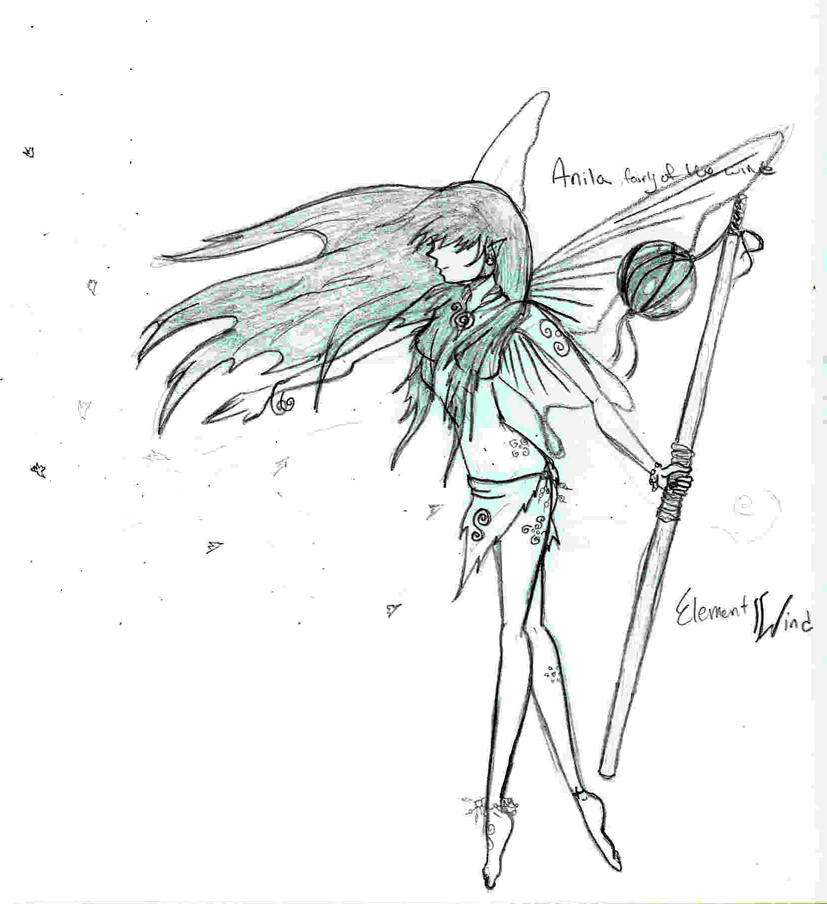 Anila Fairy of the wind by QueenxofxSpades