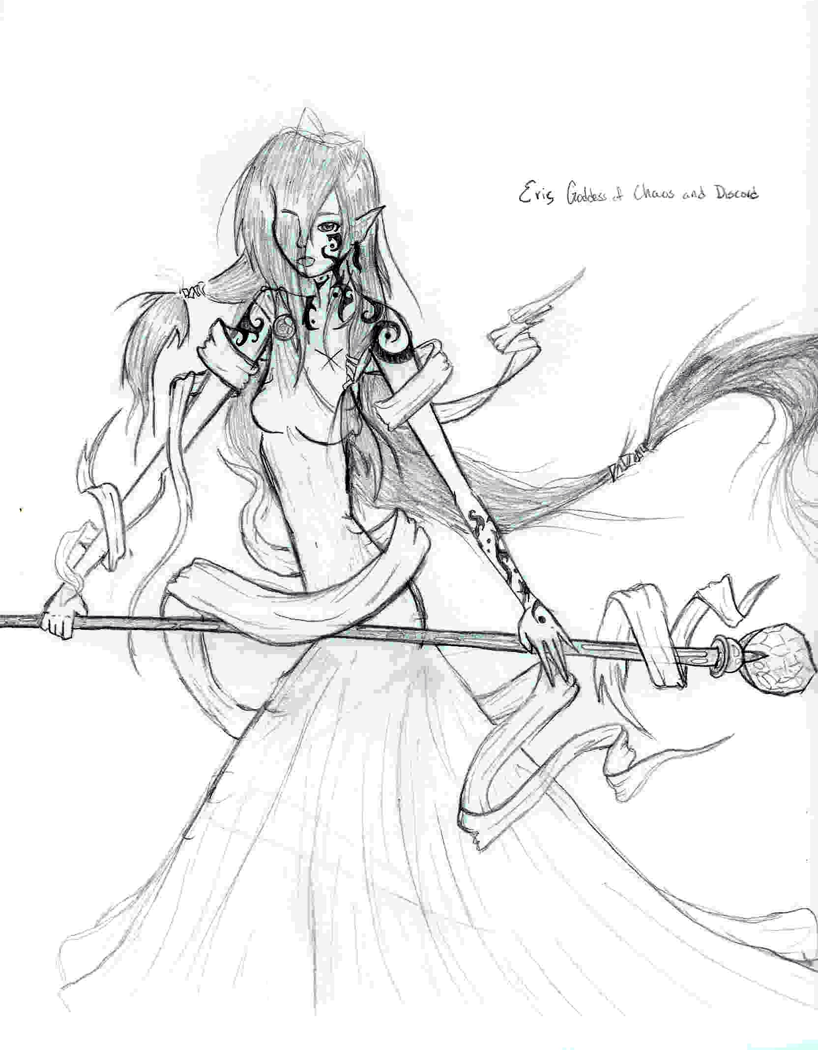 Eris, Godess of Chaos &amp; Discord... by QueenxofxSpades