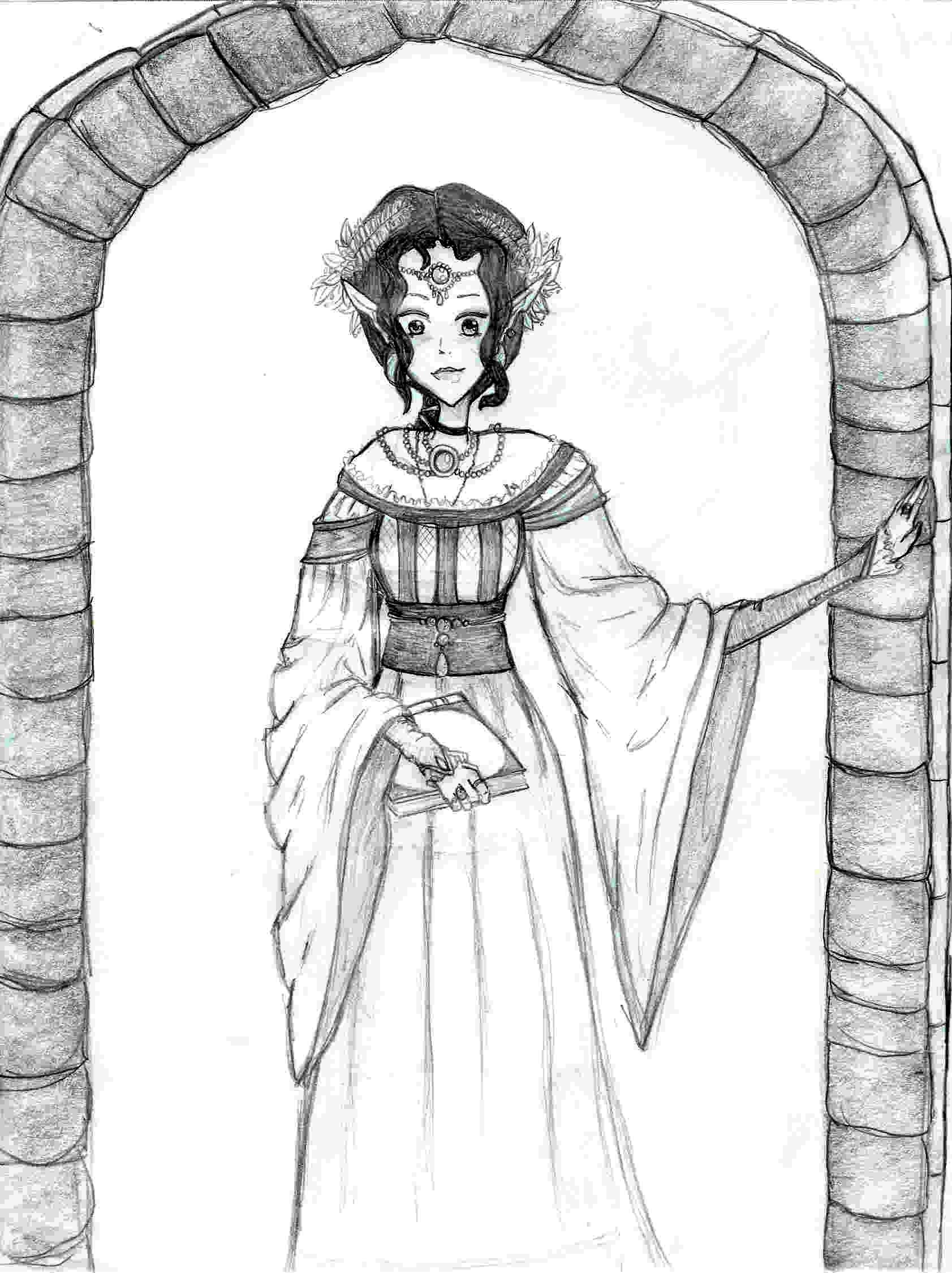 Elf Maiden by QueenxofxSpades