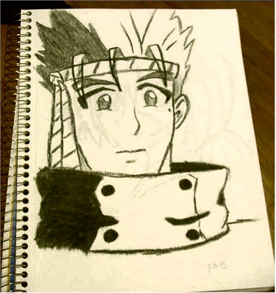 vash again! (in charcoal, too!) by Quezzi
