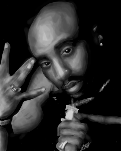 Tupac Shakur by Quezzi