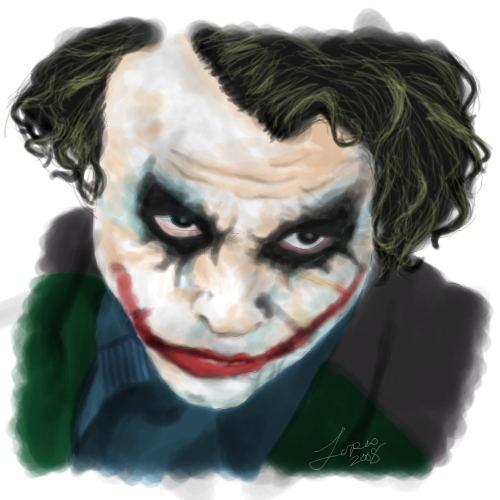 Heath Ledger - The Joker by Quezzi