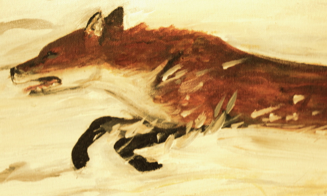 snow fox by Quizzabella