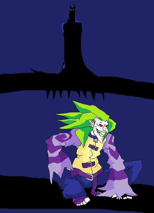 the batman and joker by qazqaz1