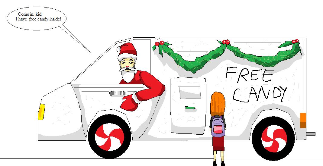 Santa in his car by qazqaz1