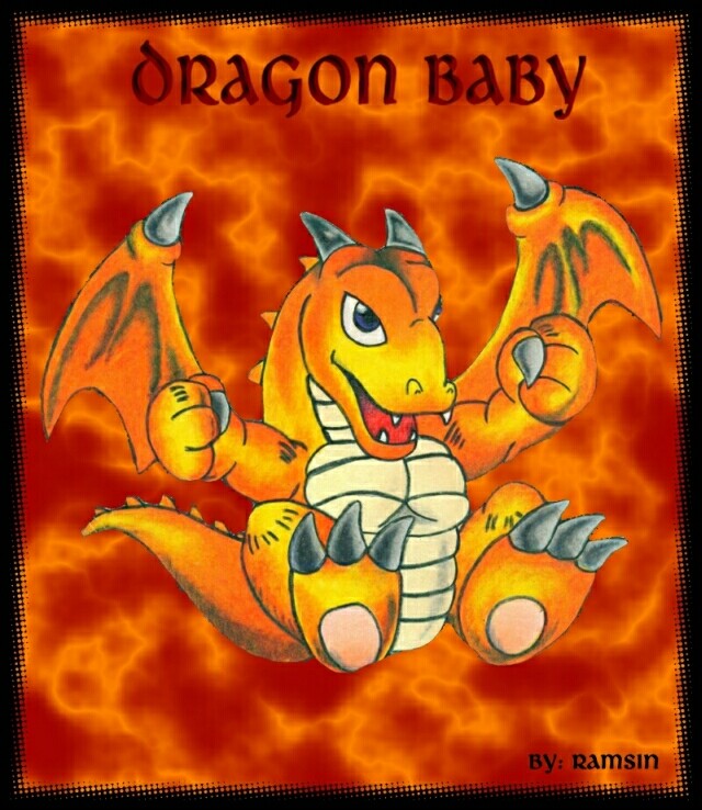Baby Dragon Black by RAMSIN