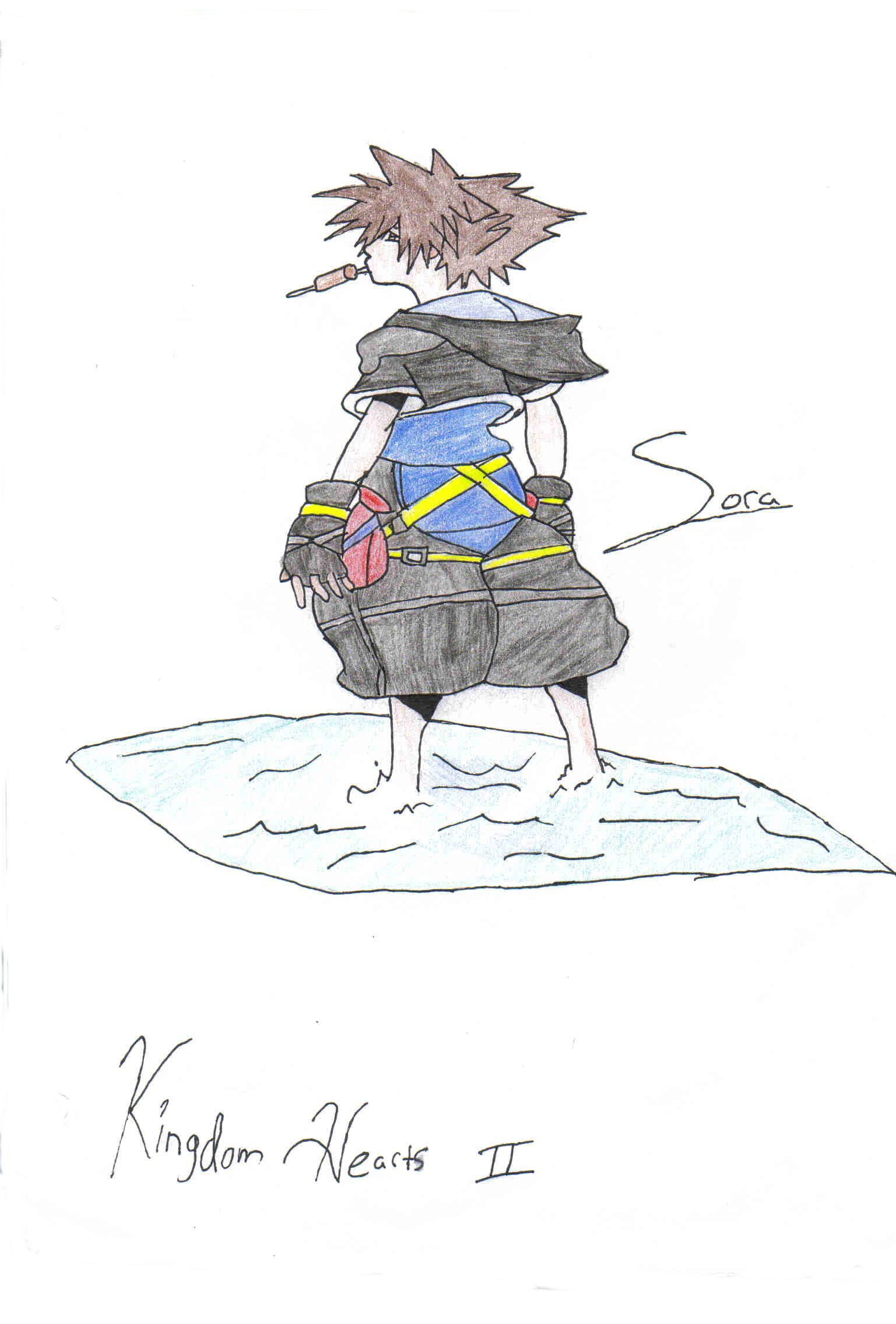 KH 2 Sora Colored by RC