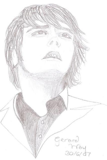 Gerard Way sketch by RabbiSpitanik