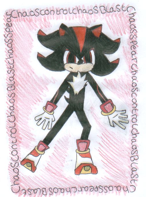 shadow the hedgie by RachelTheFox