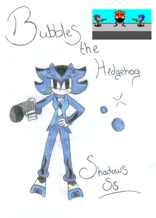 Bubbles the hedgehog (request from BubblesHedgie's) by RachelTheFox