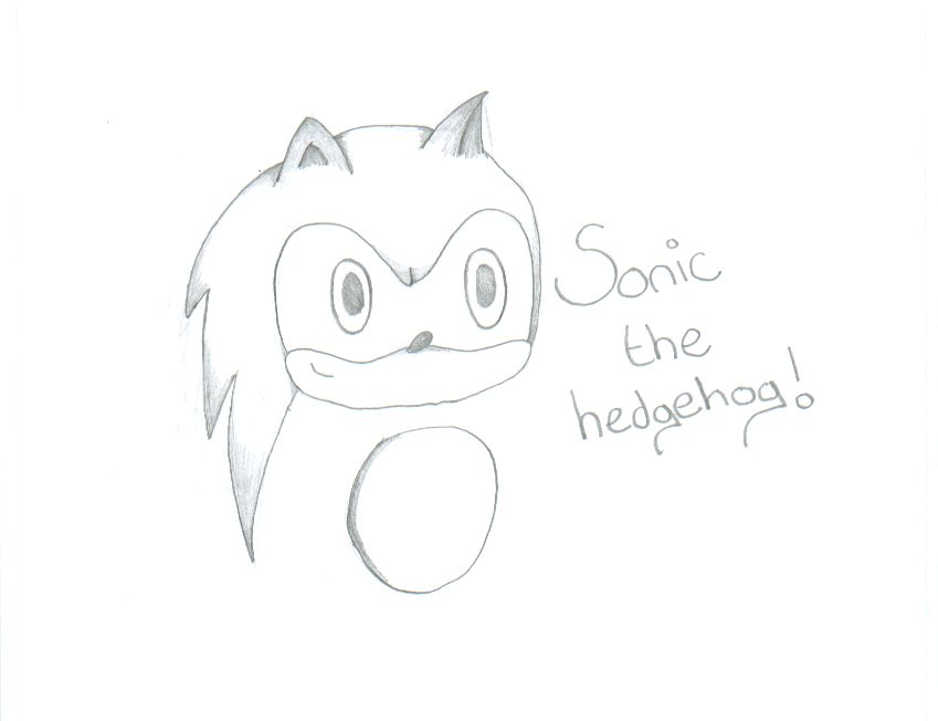 Sonic The Hedgehog by RachelTheFox