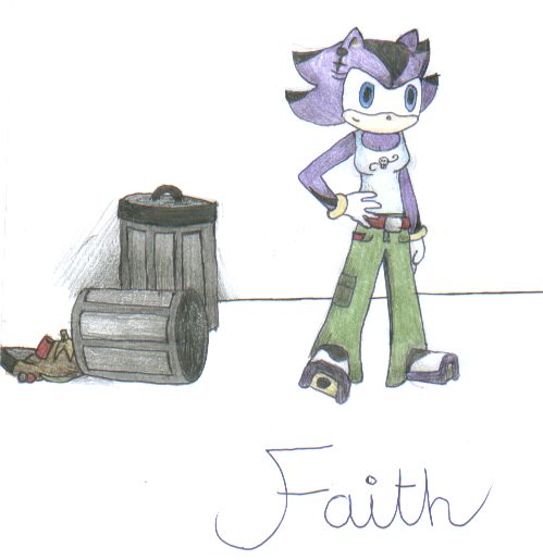 Faith The Hedgehog by RachelTheFox