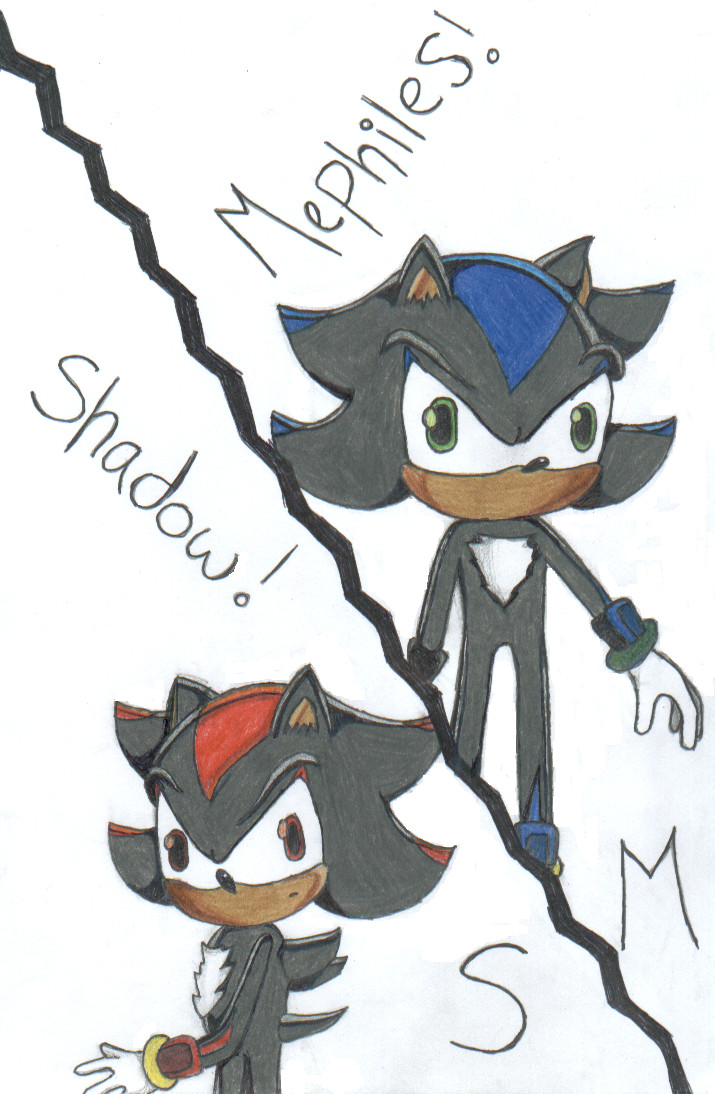 Shadow and Mephiles by RachelTheFox