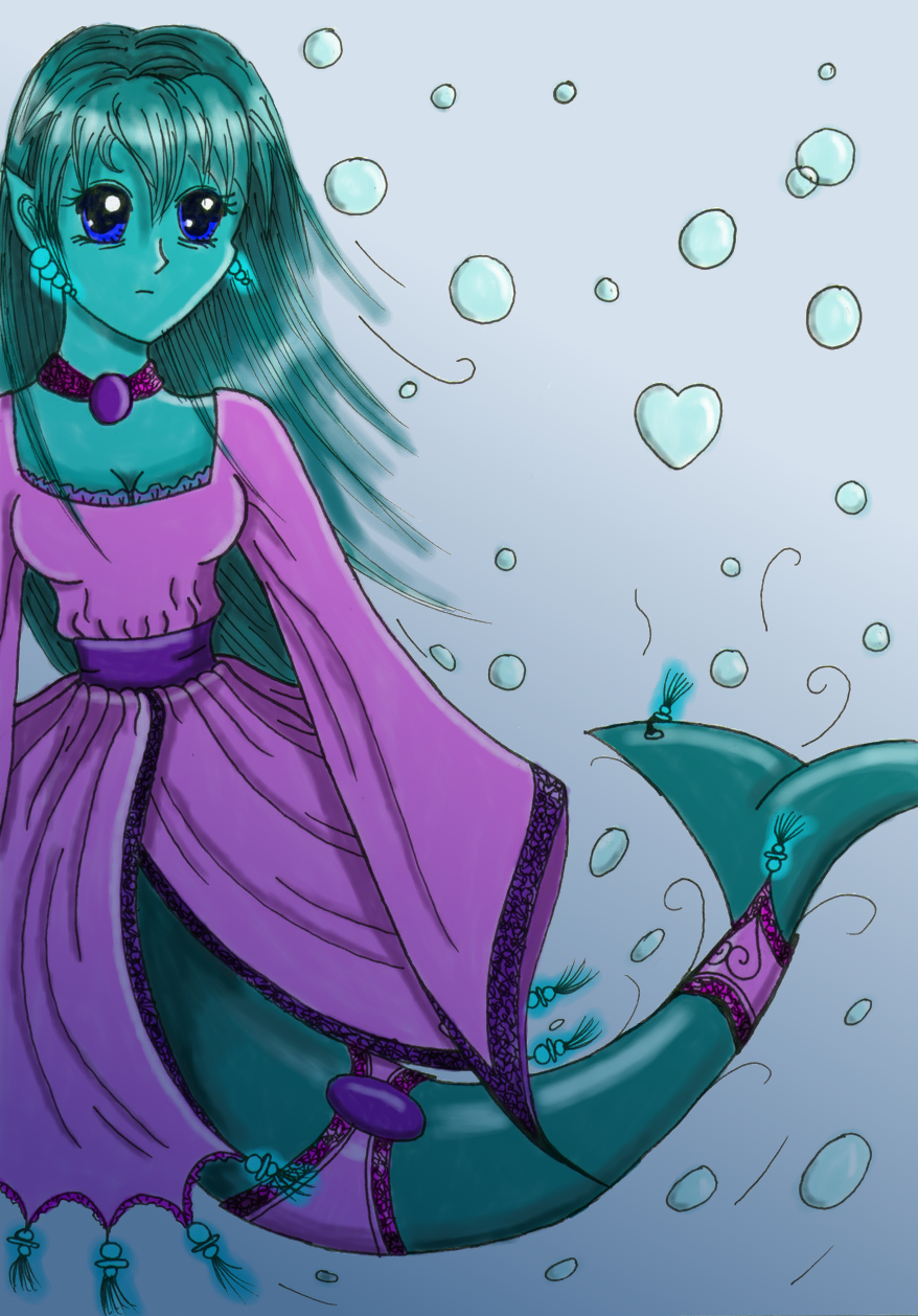 Mystique The Mermaid Version 2 by RachelTheFox