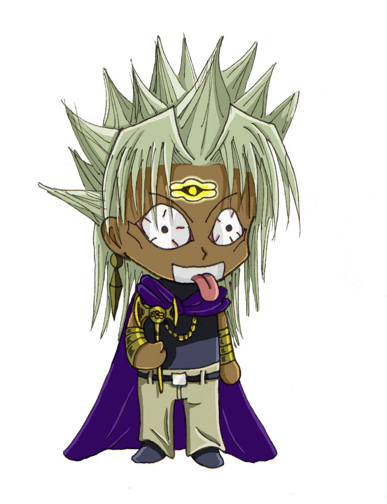Marik sticks his tongue out at you! by RachelTheFox